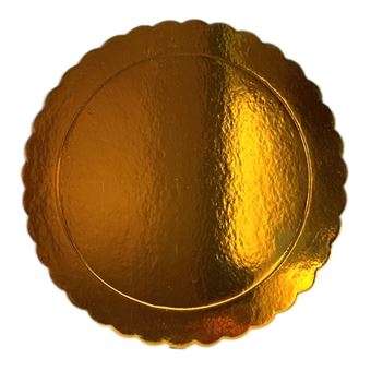 Picture of GOLD ROUND CARD EXTRA STRONG 30CM OR 12 INCH